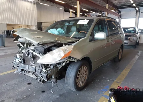 2009 Toyota Sienna Limited из США, поврежденный, VIN 5TDZK22C79S231198